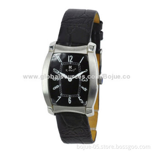 Men's Wristwatch, Fashion Black, Stainless Steel, Luxury, Analog Quartz Clock, CE/RoHS Mark